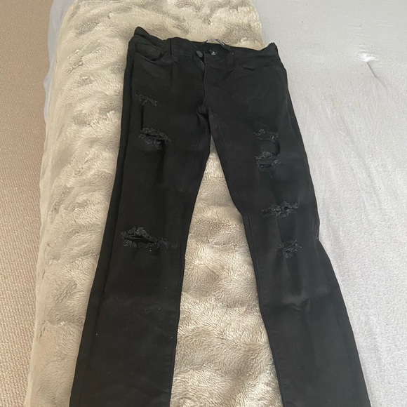 Black Ripped Jeans - Picture 2 of 6